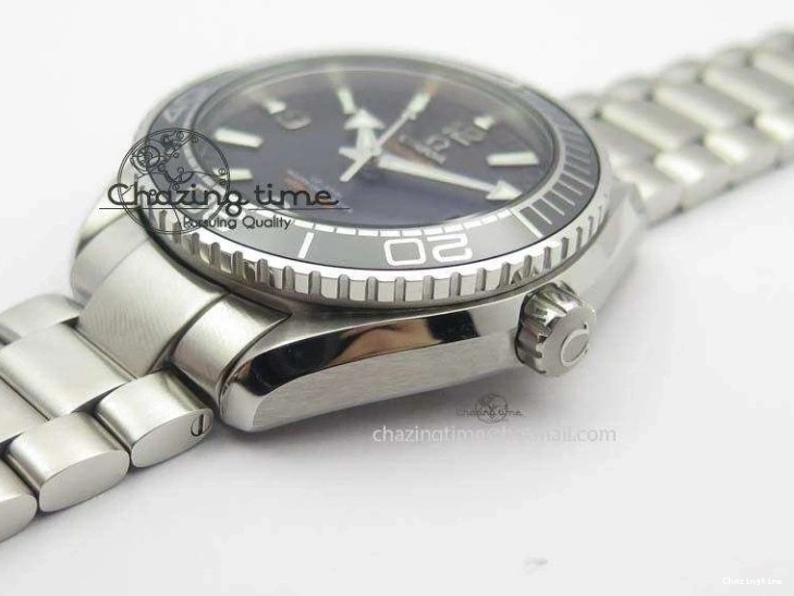 1225 Planet Ocean 2016 43.5mm SS Black Bezel BP 1:1 Best Edition Black Dial On SS Bracelet A WellDesigned 8195